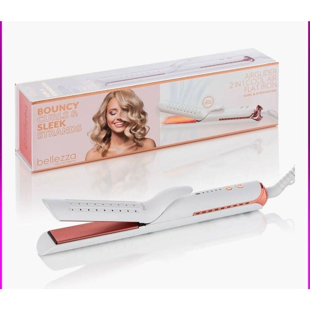 Cortex Beauty Airglider 2-in-1 Cool Air Flat Iron/Curler